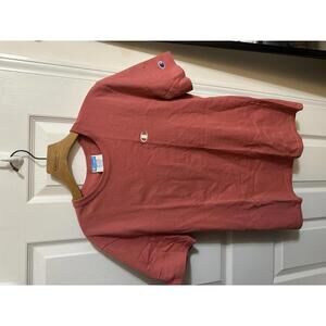 Champion Classic Red Crew Neck T-Shirt Medium